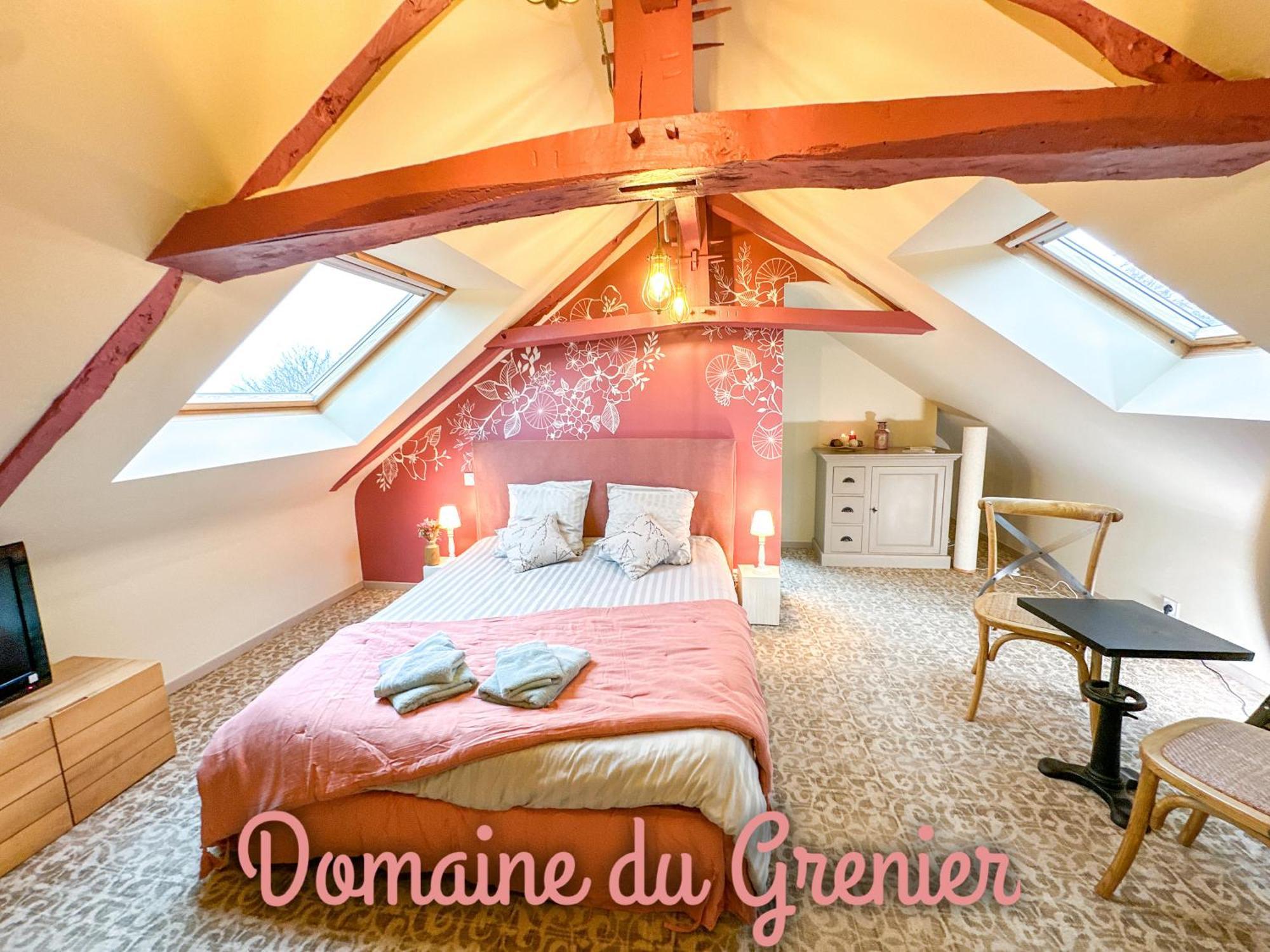 Domaine Du Grenier Bed and Breakfast Yffiniac Buitenkant foto